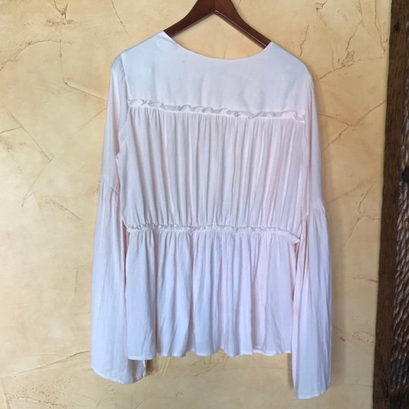 pink button up blouse - Picture 3 of 3